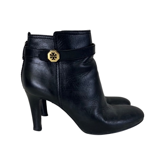 Tory Burch Shoes - Tory Burch black leather ankle boots size 8